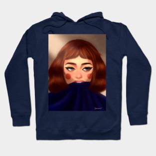 Portrait of a girl Hoodie